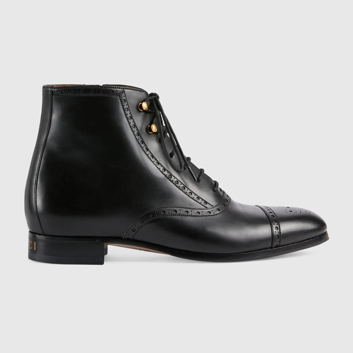 유럽직배송 구찌 GUCCI Gucci Men&#039;s boot with brogue details 6582371W6001000
