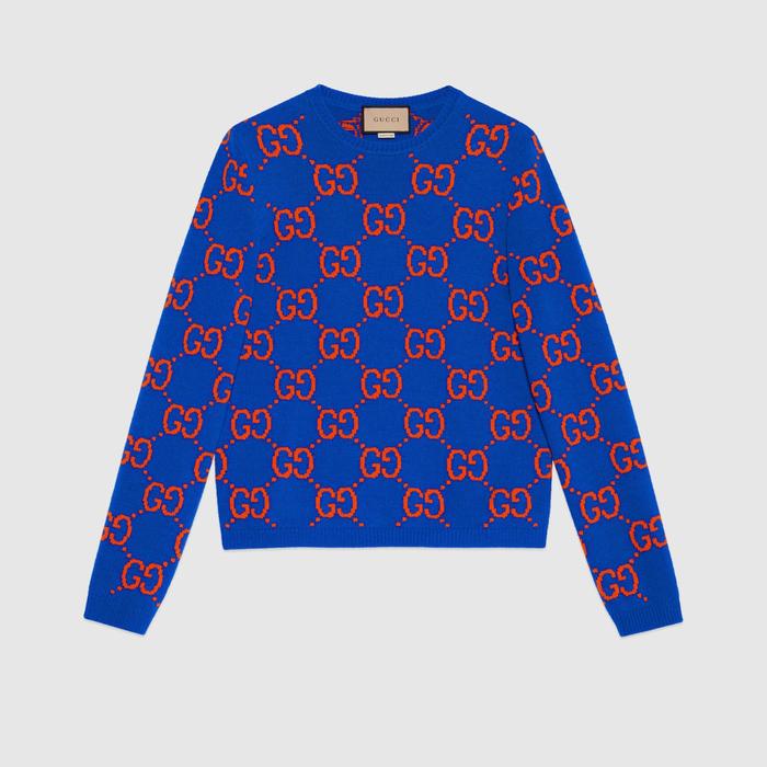 유럽직배송 구찌 GUCCI Gucci GG knit jumper 674042XKB3V4370