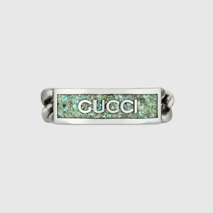유럽직배송 구찌 GUCCI Gucci - Gucci logo ring with enamel 678711J84109071