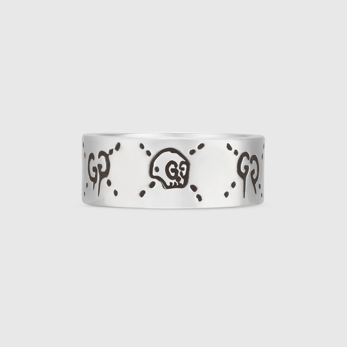 유럽직배송 구찌 GUCCI Gucci - GucciGhost skull ring in silver 455318J84000701