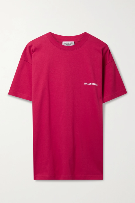 유럽직배송 발렌시아가 티셔츠 BALENCIAGA Printed cotton-jersey T-shirt 38063312418576018