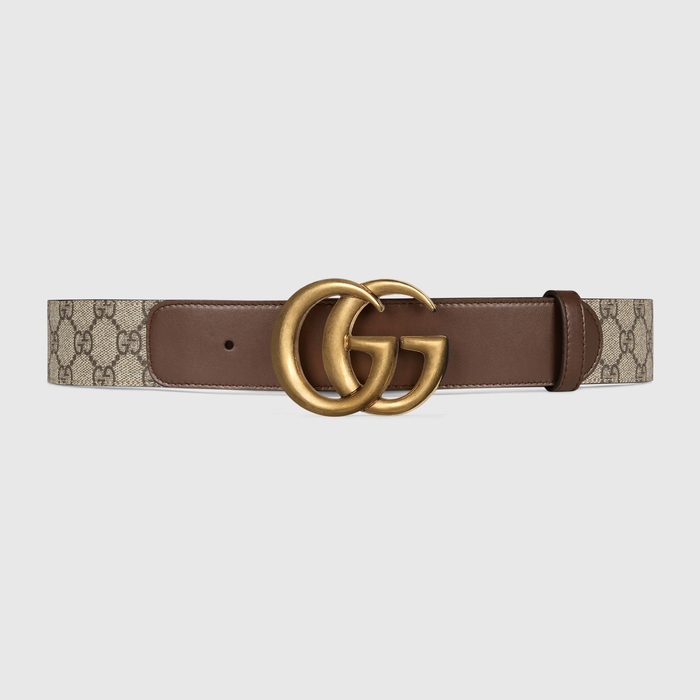 유럽직배송 구찌 GUCCI Gucci GG belt with Double G buckle 40059392TLT8358