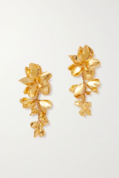 유럽직배송 AZ FACTORY Wildflower gold-tone earrings 17411127376742905