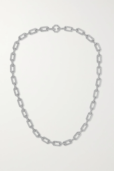 유럽직배송 데이비드율만 목걸이 DAVID YURMAN XL Starburst 18-karat white gold diamond necklace 29419655932790543
