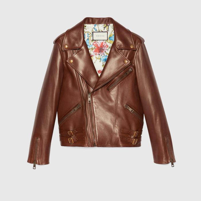 유럽직배송 구찌 GUCCI Gucci Plongé leather biker jacket 659239XN3362050