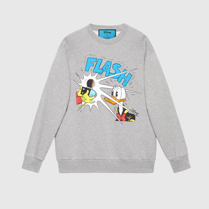 유럽직배송 구찌 GUCCI Gucci - Disney x Gucci Donald Duck sweatshirt 623245XJDAJ1230
