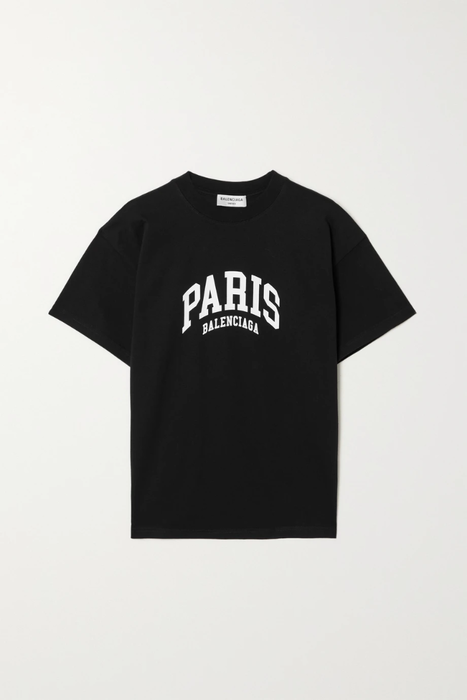 유럽직배송 발렌시아가 티셔츠 BALENCIAGA Printed cotton-jersey T-shirt 38063312418721890