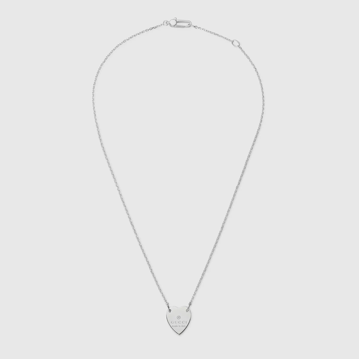 유럽직배송 구찌 GUCCI Gucci - Heart necklace with Gucci trademark 223512J84008106
