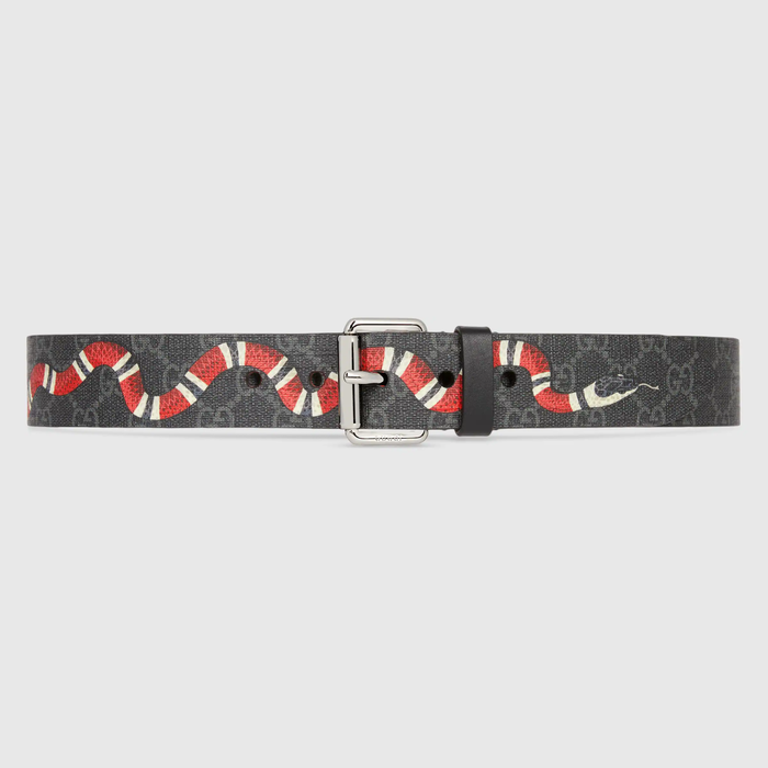유럽직배송 구찌 GUCCI Gucci GG belt with Kingsnake print 434520K5O1N1087