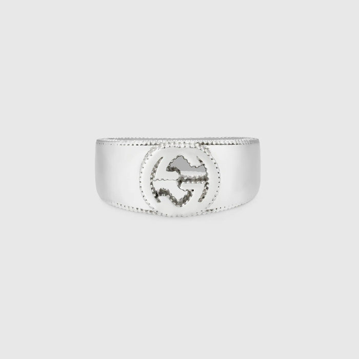유럽직배송 구찌 GUCCI Gucci Interlocking G ring in silver 479228J84008106