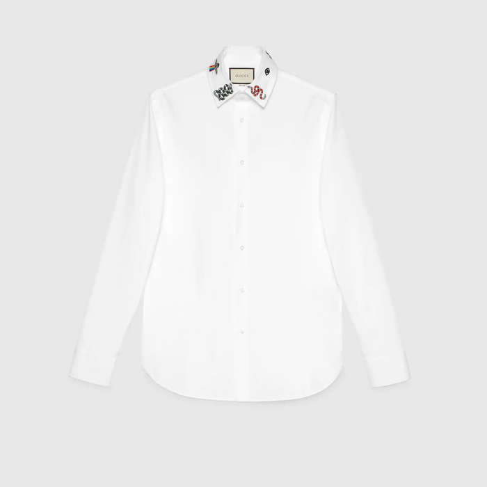 유럽직배송 구찌 GUCCI Gucci Cotton shirt with symbols  523500Z341L9061
