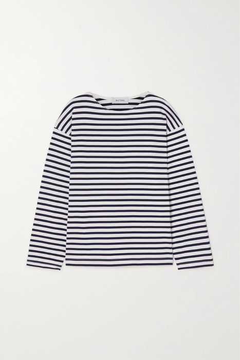 유럽직배송 마티유 MATTEAU The Breton striped cotton-jersey top 23841192565747087