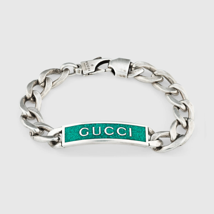 유럽직배송 구찌 GUCCI Gucci - Enamel bracelet with Gucci logo 678712J84108183