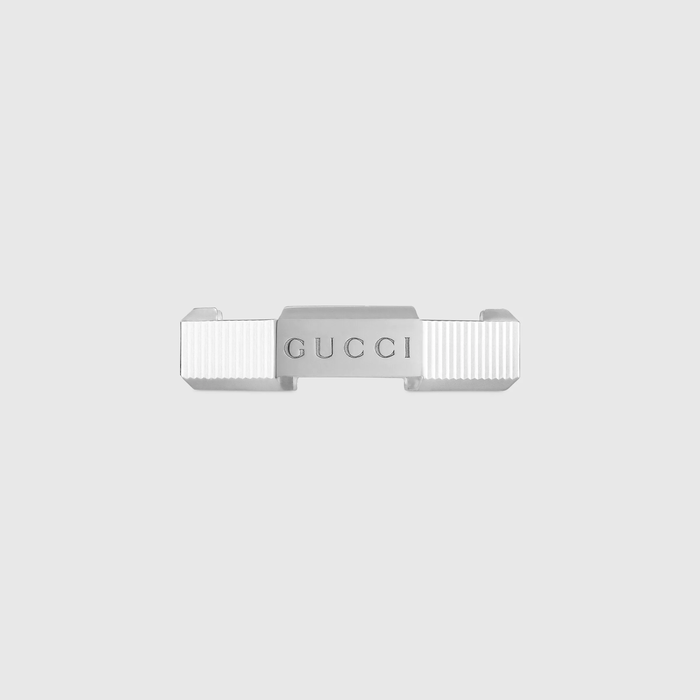 유럽직배송 구찌 GUCCI Gucci - Gucci Link to Love striped ring 662103J85029000