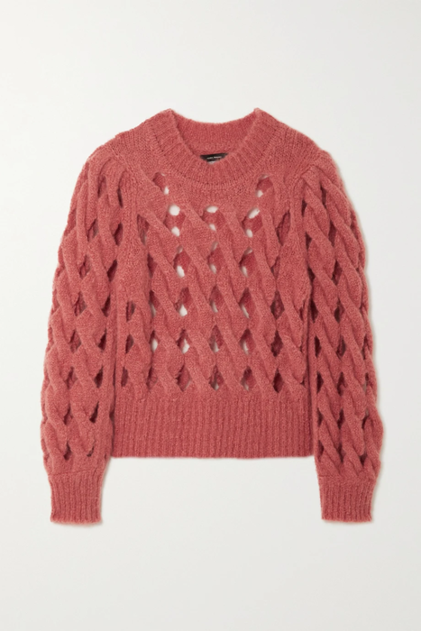 유럽직배송 이자벨마랑 스웨터 ISABEL MARANT Eggie open-knit mohair-blend sweater 25185454455638426