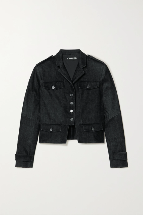 유럽직배송 톰포드 자켓 TOM FORD Cropped wool-blend velvet jacket 23841192565696214
