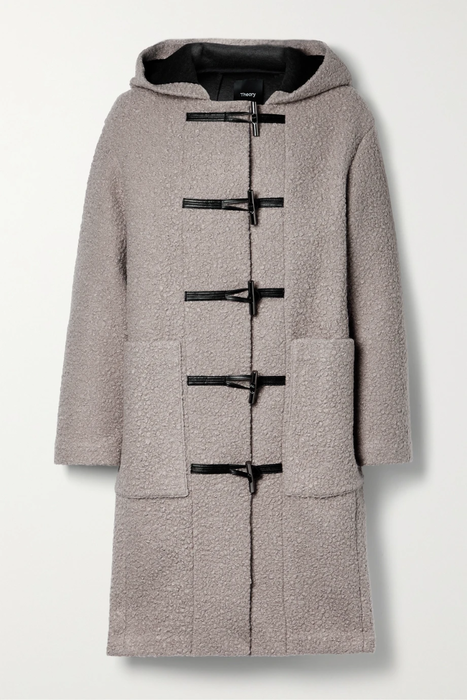 유럽직배송 띠어리 코트 THEORY Faux leather-trimmed faux shearling coat 25185454455918280