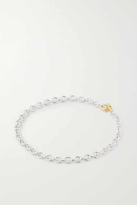 유럽직배송 로렌스튜어트 목걸이 LOREN STEWART Lifesaver silver and gold vermeil necklace 29419655932741353