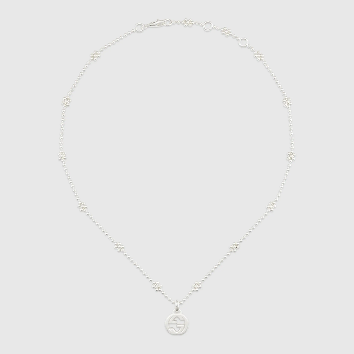 유럽직배송 구찌 GUCCI Gucci Interlocking G necklace in  silver 479221J84008106