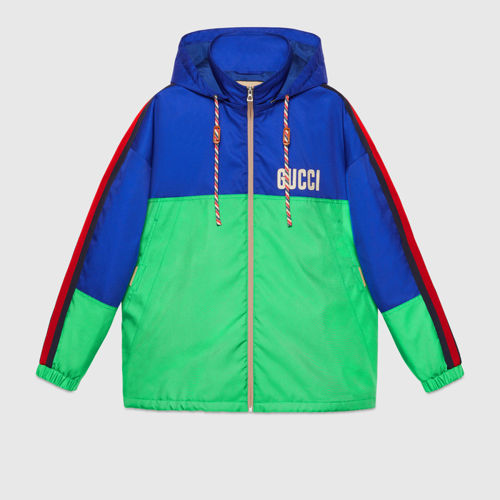 유럽직배송 구찌 GUCCI Gucci - Gucci Tiger nylon canvas jacket with patch 683254Z8AXH4309