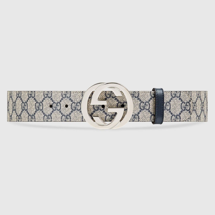 유럽직배송 구찌 GUCCI Gucci GG Supreme belt with G buckle 411924KGDHN4075