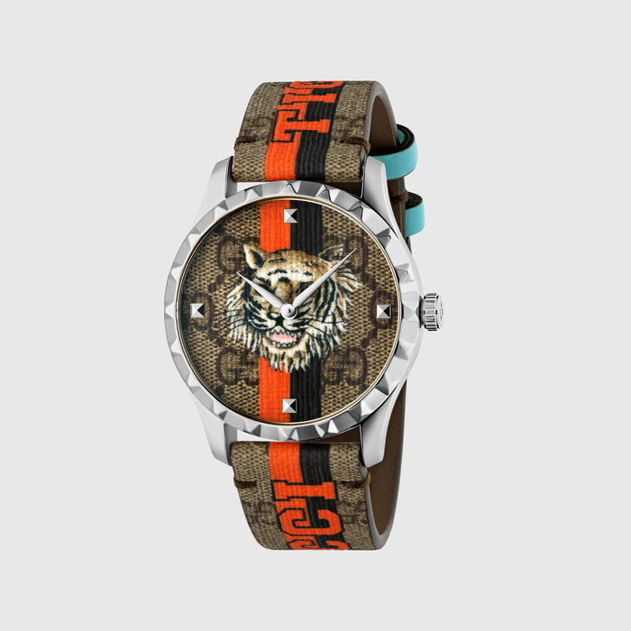 유럽직배송 구찌 GUCCI Gucci - Gucci Tiger G-Timeless watch, 38 mm 692077ICYA08594