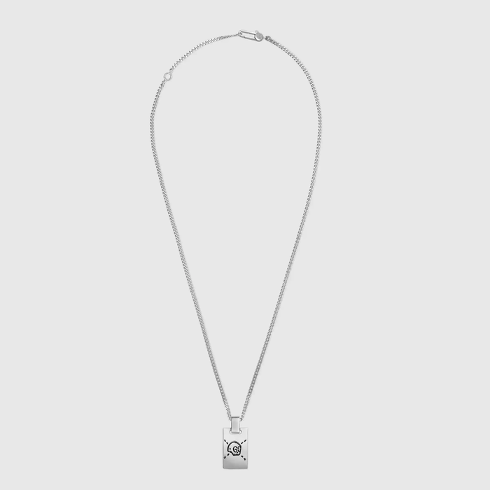 유럽직배송 구찌 GUCCI Gucci - GucciGhost pendant necklace in silver 455315J84000701