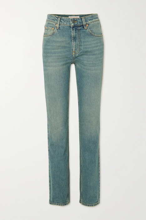 유럽직배송 발렌티노 청바지 VALENTINO High-rise straight-leg jeans 24665545640556443