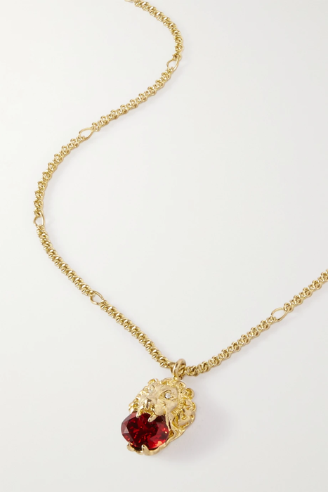 유럽직배송 구찌 목걸이 GUCCI Gold-tone crystal necklace 32027475399092543