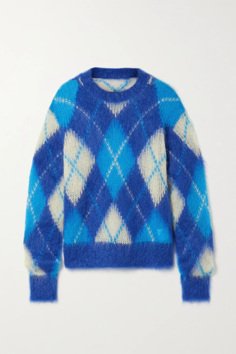 유럽직배송 마르니 스웨터 MARNI Argyle mohair-blend sweater 25185454456035664
