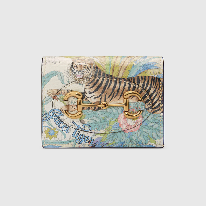 유럽직배송 구찌 GUCCI Gucci - Gucci Tiger Horsebit 1955 card case 621887UTJAC9271