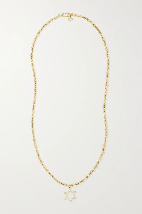 유럽직배송 LAUREN RUBINSKI 14-karat gold necklace 33258524072666154