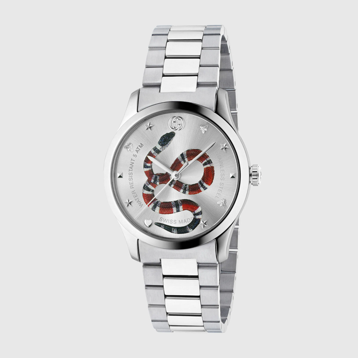 유럽직배송 구찌 GUCCI Gucci G-Timeless watch, 38mm 530236I16001402