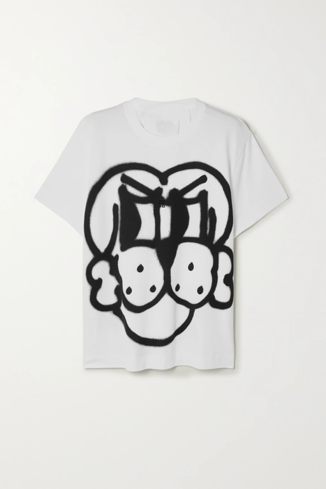 유럽직배송 지방시 GIVENCHY + Chito embroidered printed cotton-jersey T-shirt 22250442025978964