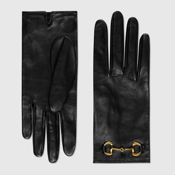 유럽직배송 구찌 GUCCI Gucci Leather gloves with Horsebit 603635BAP001000