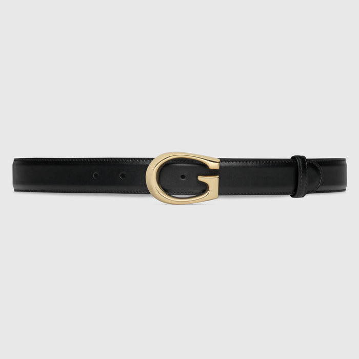 유럽직배송 구찌 GUCCI Gucci Thin belt with G buckle 655566BGH0G1000
