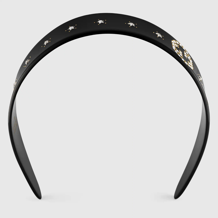 유럽직배송 구찌 GUCCI Gucci Crystal Interlocking G headband 628716I12GO8520