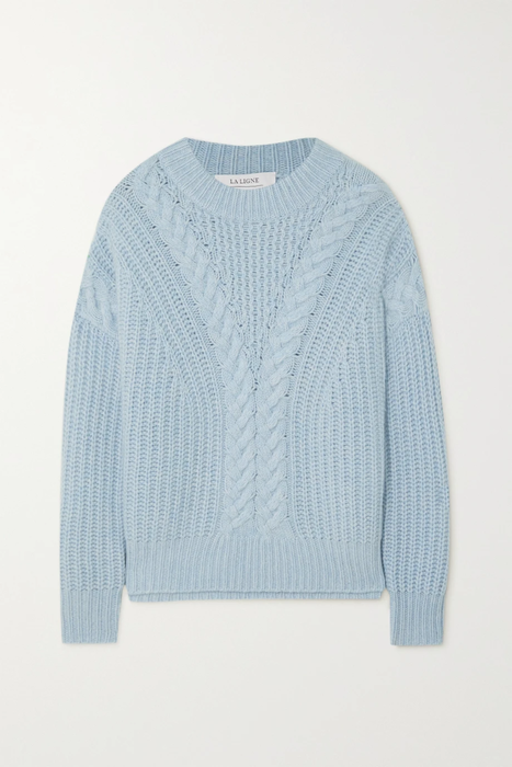 유럽직배송 라린 스웨터 LA LIGNE Cable-knit cashmere sweater 25185454455843261