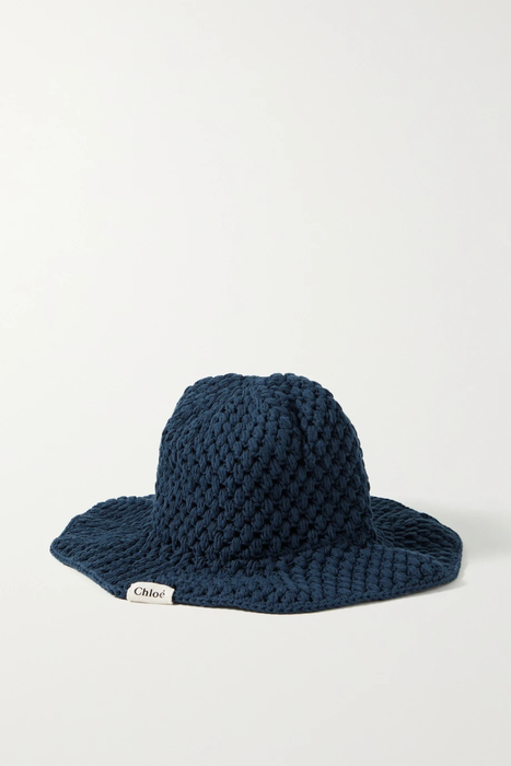 유럽직배송 끌로에 CHLOÉ Crocheted cotton bucket hat 25185454455764956