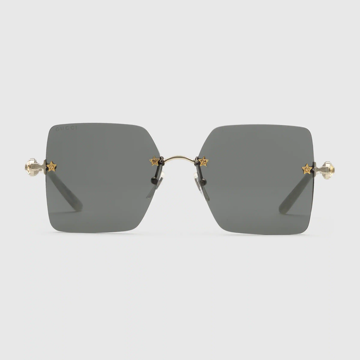 유럽직배송 구찌 GUCCI Gucci Square metal sunglasses 610402I33308117