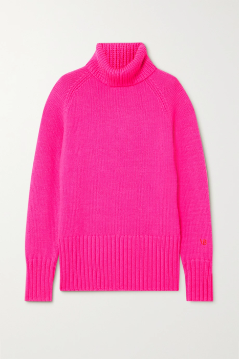 유럽직배송 빅토리아베컴 스웨터 VICTORIA BECKHAM Neon wool turtleneck sweater 25185454455957163