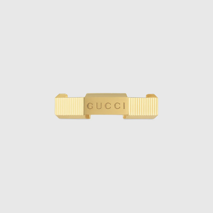 유럽직배송 구찌 GUCCI Gucci - Gucci Link to Love striped ring 662103J85008000