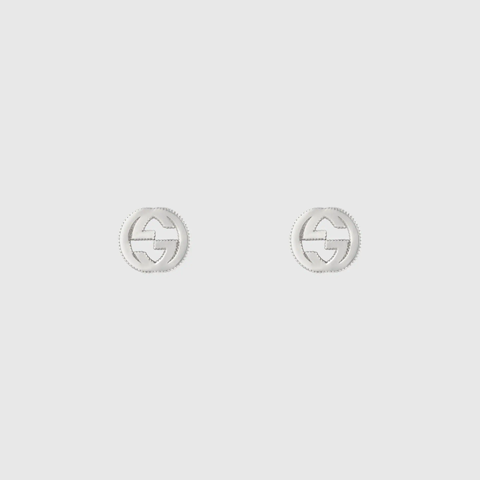 유럽직배송 구찌 GUCCI Gucci Interlocking G earrings in  silver 479227J84008106