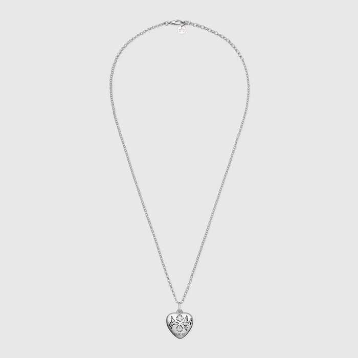 유럽직배송 구찌 GUCCI Gucci Blind For Love necklace in silver 455542J84000701