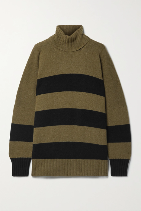 유럽직배송 페타르페트로브 스웨터 PETAR PETROV Elan oversized striped cashmere turtleneck sweater 24772899113477851