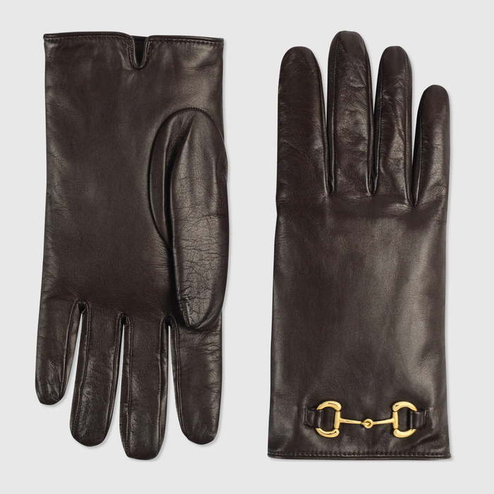 유럽직배송 구찌 GUCCI Gucci Leather gloves with Horsebit 645494BAP002100