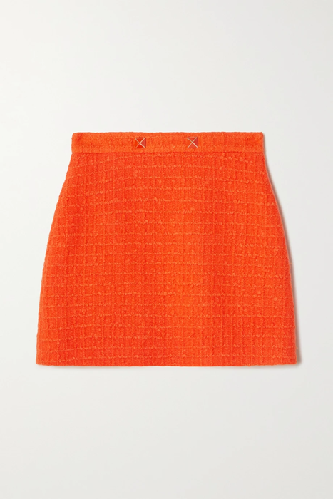 유럽직배송 발렌티노 미니스커트 VALENTINO Studded wool-blend tweed mini skirt 24665545640556453