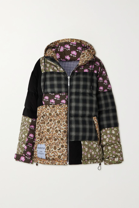 유럽직배송 알렉산더맥퀸 자켓 MCQ ALEXANDER MCQUEEN Grow Up hooded patchwork quilted padded cotton jacket 24665545640569709