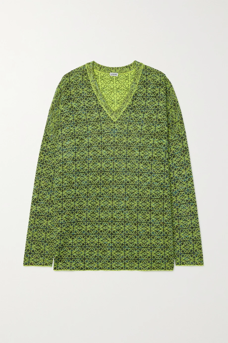 유럽직배송 로에베 스웨터 LOEWE Anagram oversized wool-blend jacquard sweater 22250442026204043