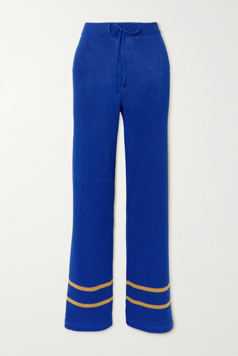 유럽직배송 마르니 팬츠 MARNI Striped organic linen wide-leg pants 25185454456035659